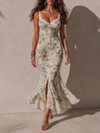 Bella Maxi Dress | Floral Chiffon, Lace-Trim Summer Dresses for Women 0