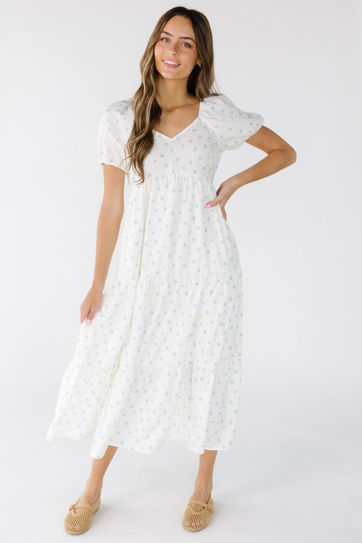 Bella Midi Dress | Lightweight, Sweetheart Neckline, Summer Style 0