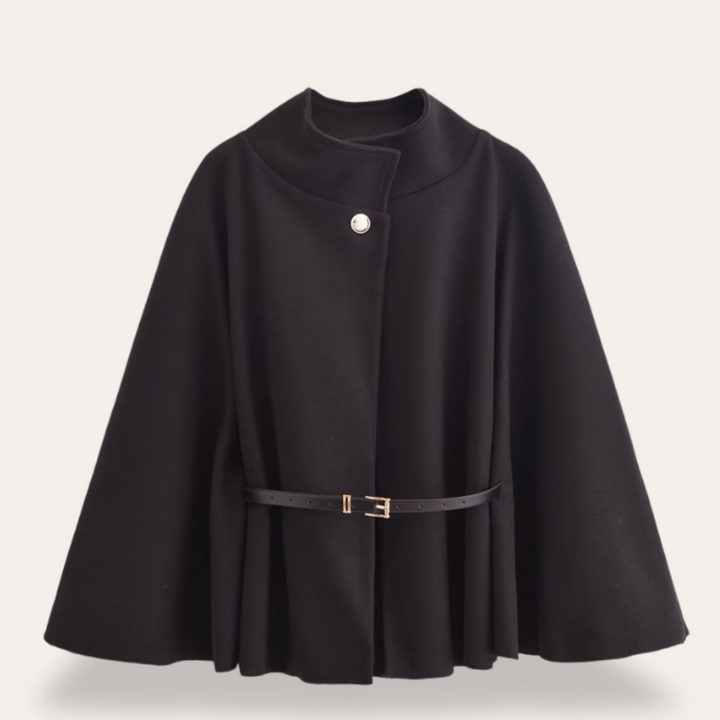 Tania | Stylish Wool Cape Coat for Women