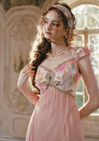 Blaze Cloud Dress | Lace Embroidery, Lightweight Chiffon Summer Dress for Women 5