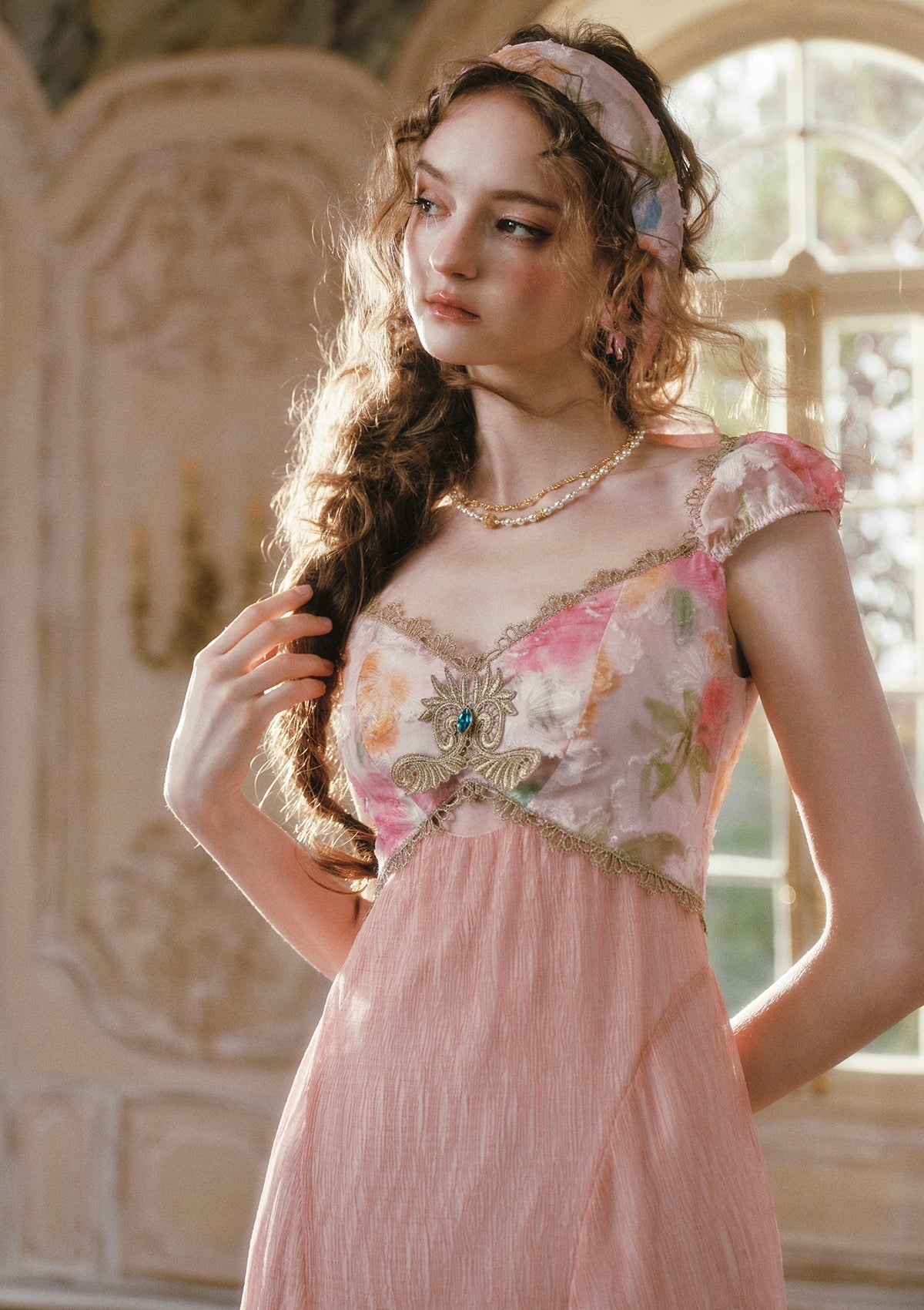 Blaze Cloud Dress | Lace Embroidery, Lightweight Chiffon Summer Dress for Women 5