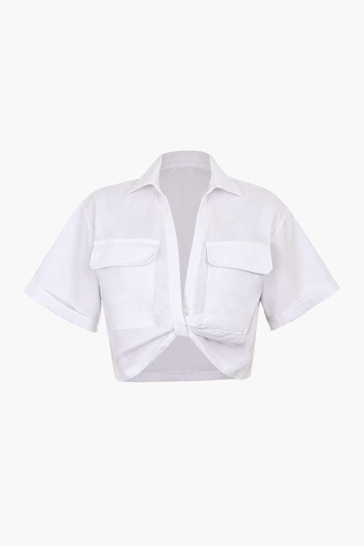 Breeze Women's Shirt | Soft Fabric, Twist Hem Design 0