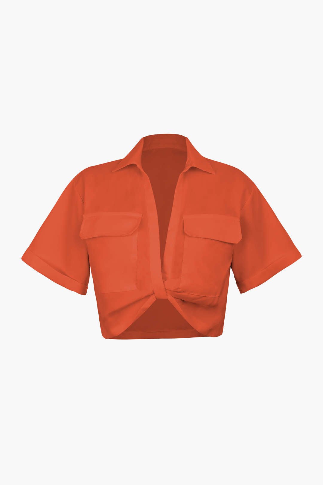Breeze Women's Shirt | Soft Fabric, Twist Hem Design 2
