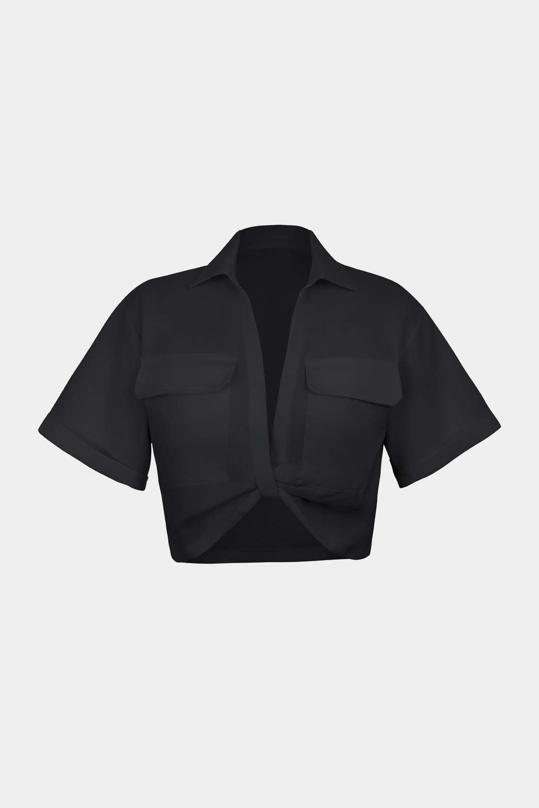 Breeze Women's Shirt | Soft Fabric, Twist Hem Design 4