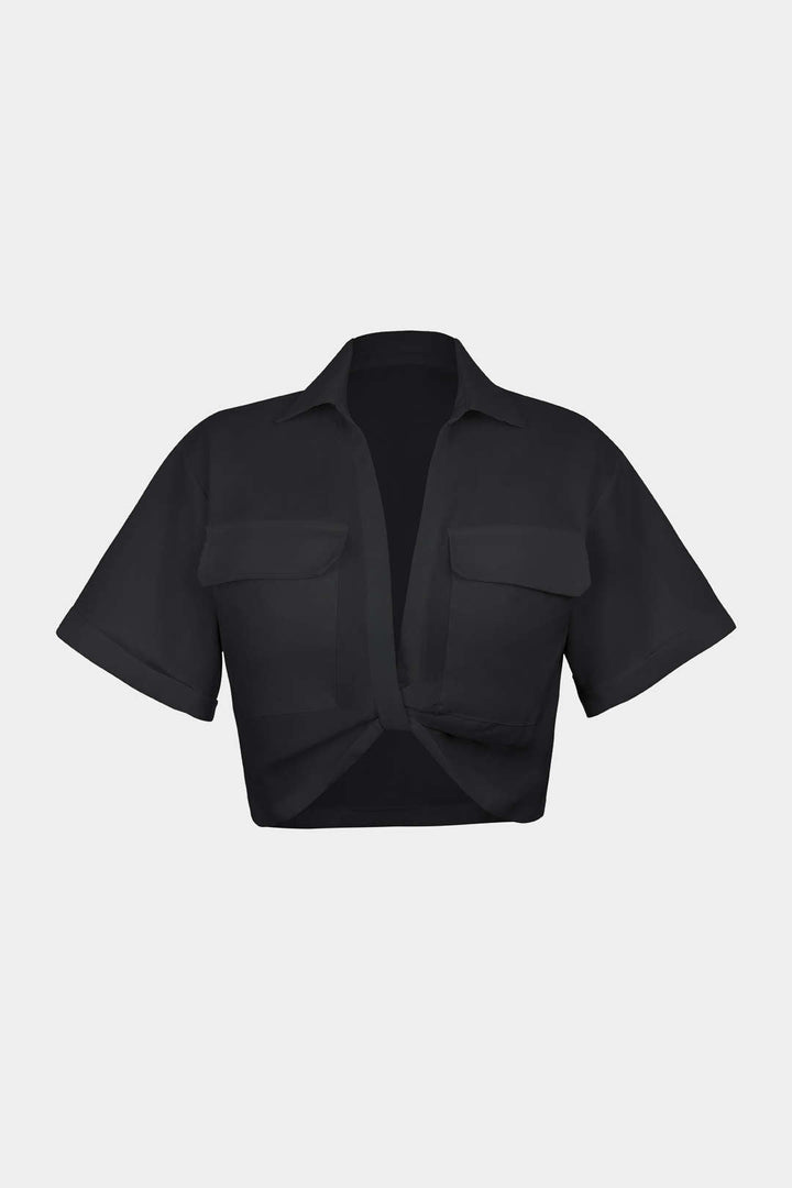 Breeze Women's Shirt | Soft Fabric, Twist Hem Design 4