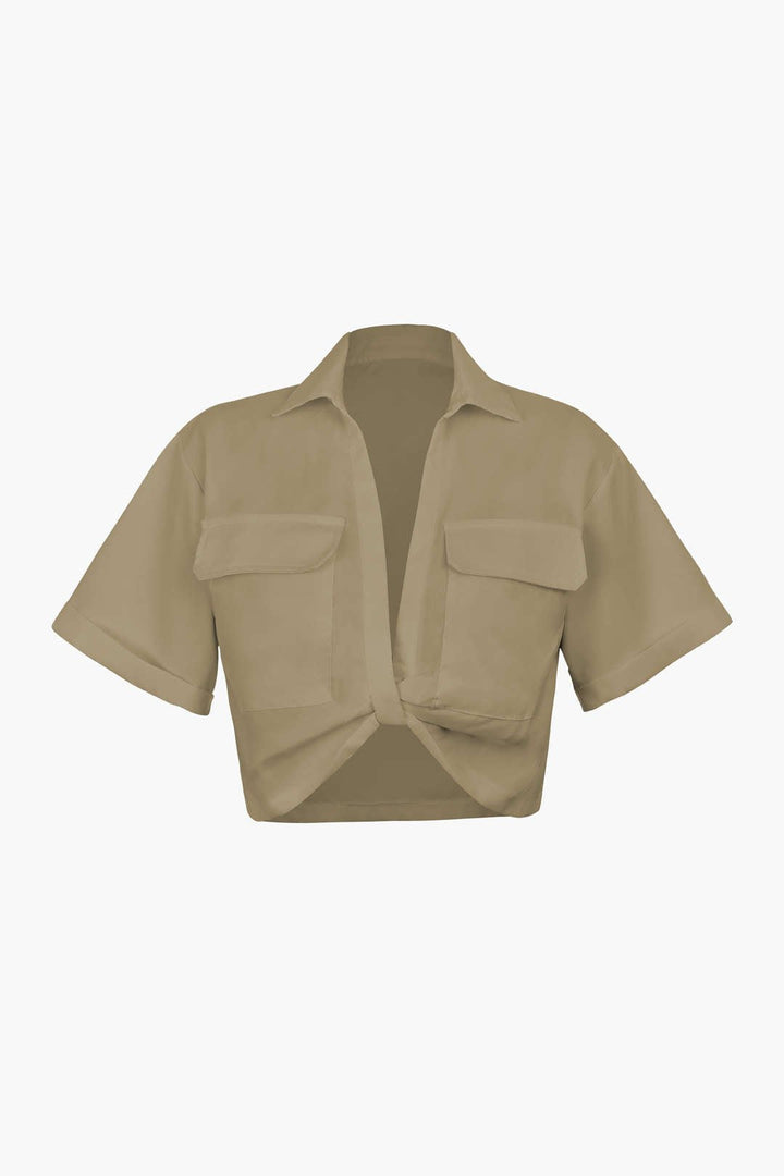 Breeze Women's Shirt | Soft Fabric, Twist Hem Design 7