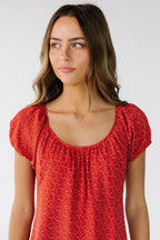 Breezy Summer Dress | A-Line, Back-Tie, Midi, 100% Polyester 2