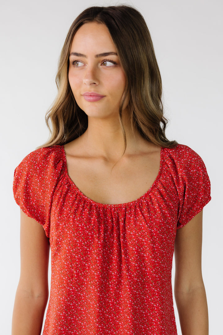 Breezy Summer Dress | A-Line, Back-Tie, Midi, 100% Polyester 2