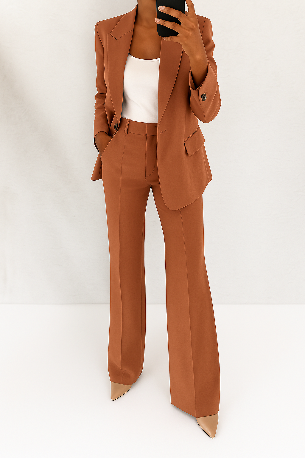 Vita Women's Suit | Tailored Blazer and Slim-Fit Trouser Set - 1