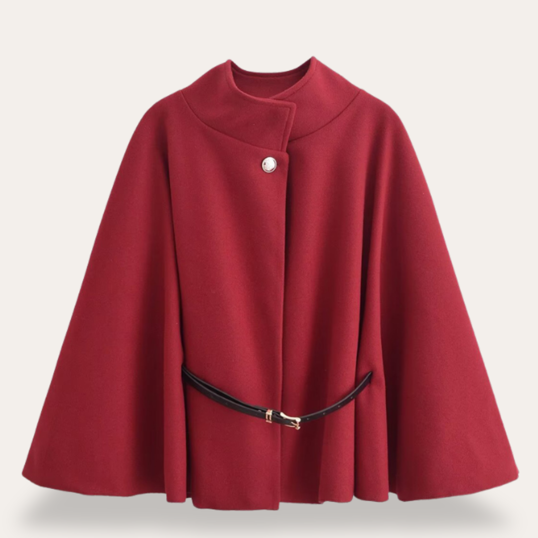 Tania | Stylish Wool Cape Coat for Women