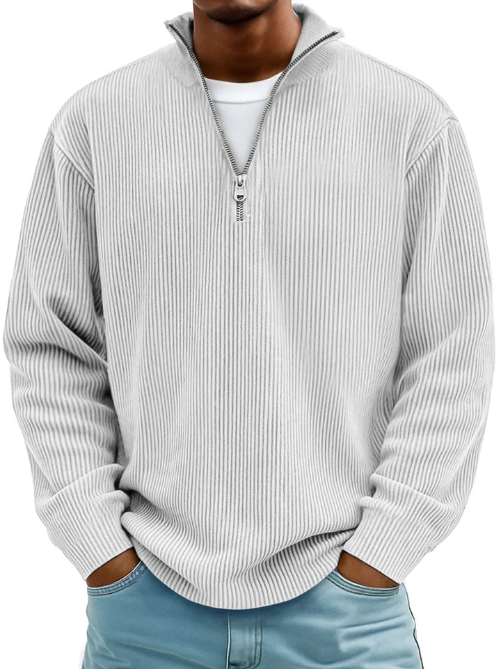 Aero Modern Pullover for men featuring a high-quality knit fabric and stylish half zip design, perfect for casual and outdoor wear. - 6
