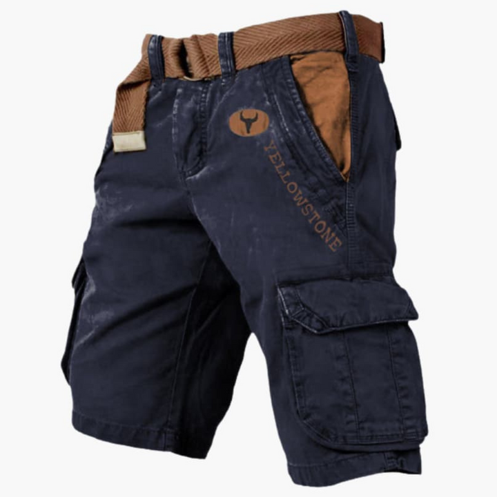 Maverick | Men's Cargo Shorts Comfortable Cotton, Multi-Pocket Design