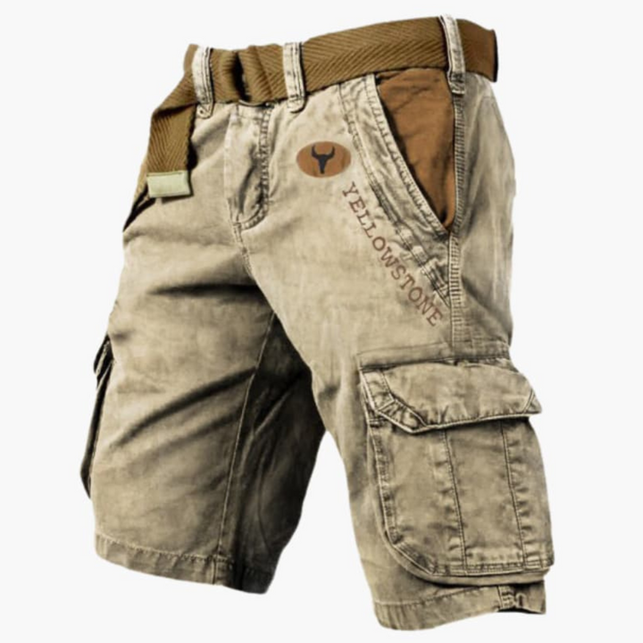 Maverick | Men's Cargo Shorts Comfortable Cotton, Multi-Pocket Design