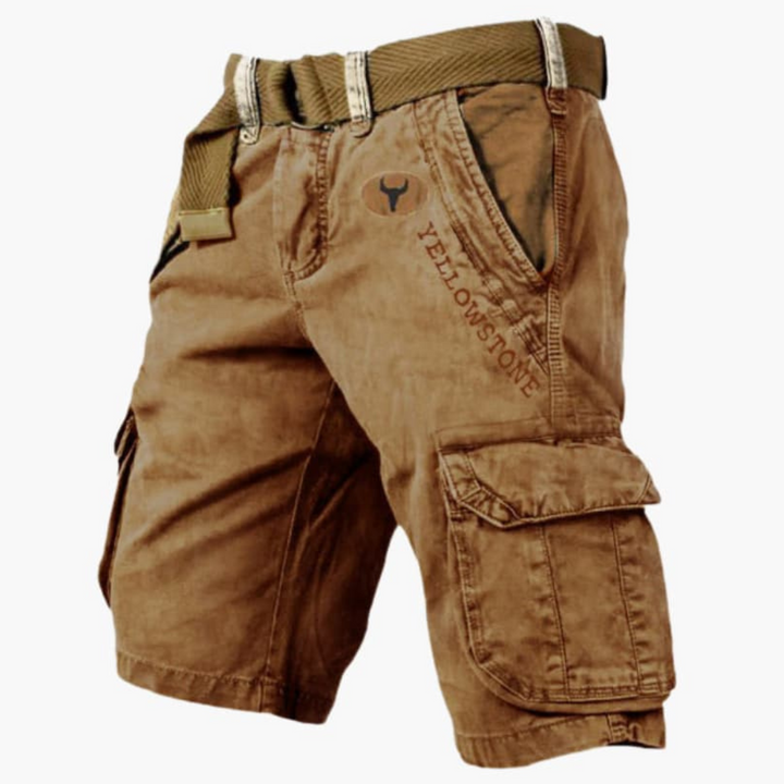 Maverick | Men's Cargo Shorts Comfortable Cotton, Multi-Pocket Design