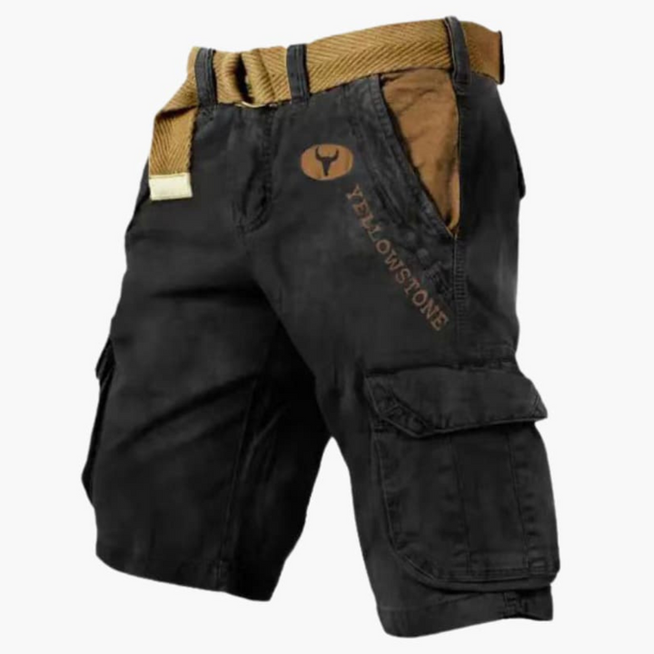 Maverick | Men's Cargo Shorts Comfortable Cotton, Multi-Pocket Design