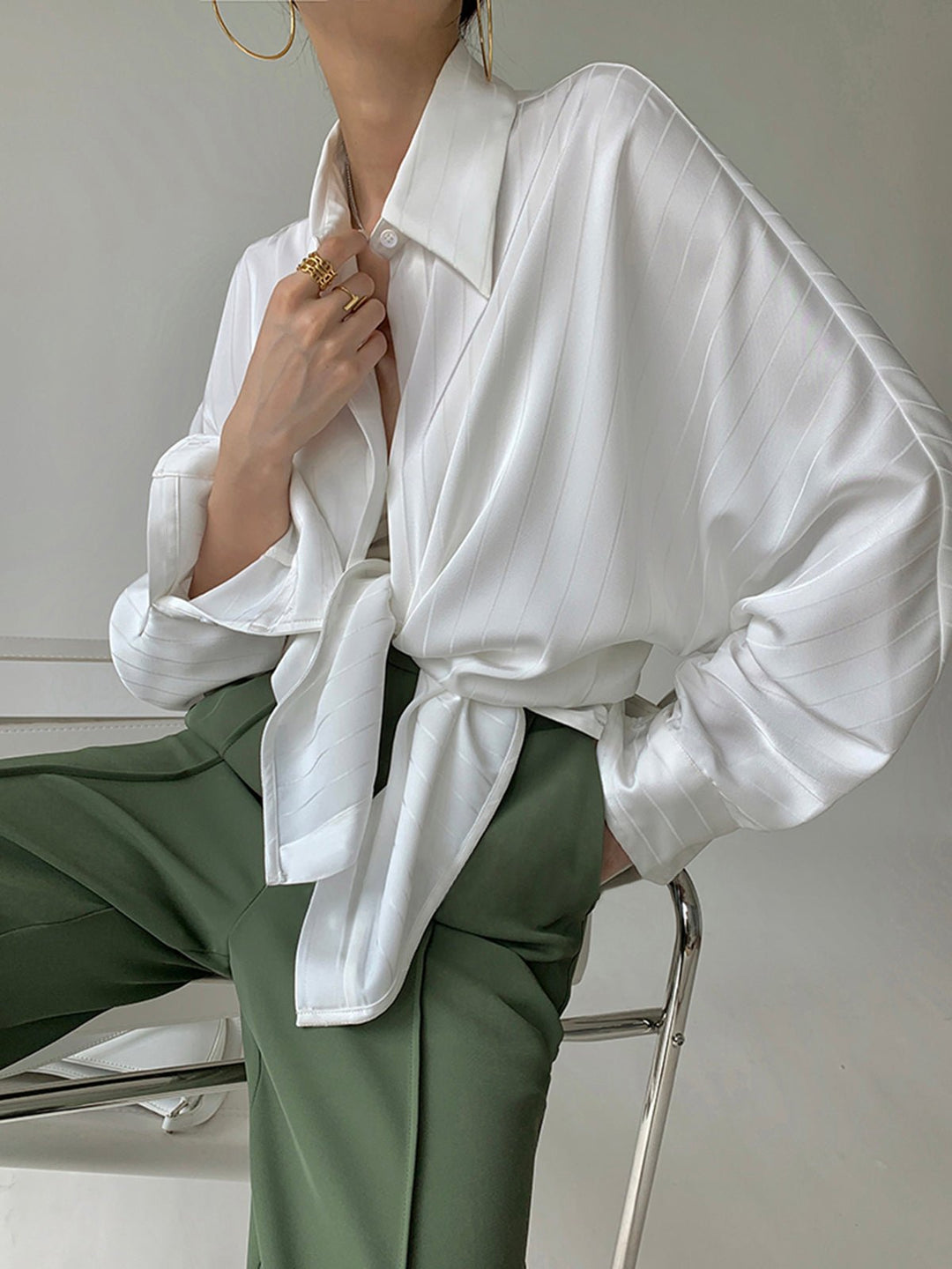 Celia Women's Shirt | Oversized, 100% Polyester, Long Sleeve 6
