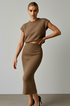 Maratea | Coastal Rib Sleeveless Set