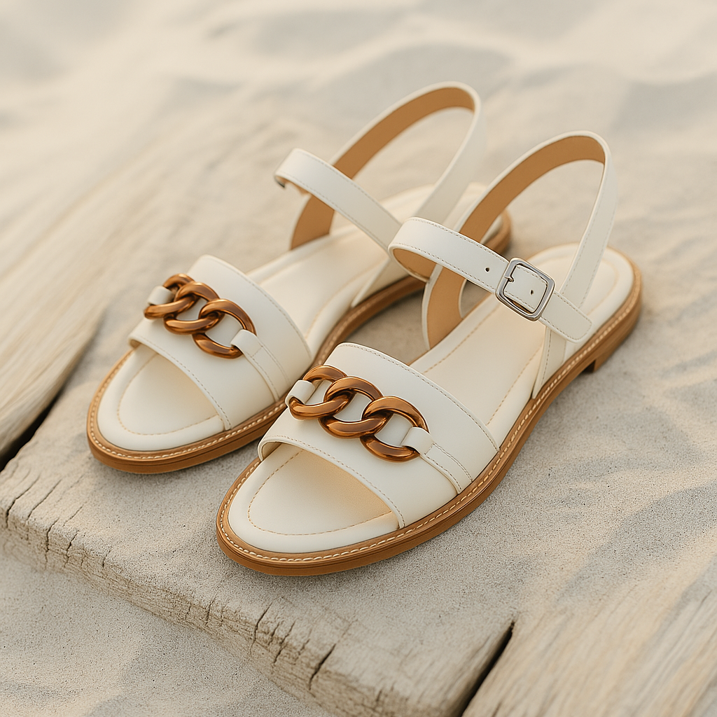 Catania | Leather Chain Sandal