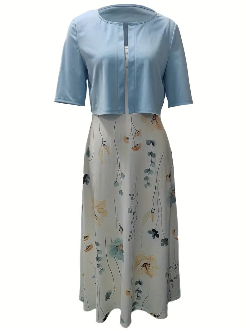 ChicundStil Floral Dress | Lightweight, Elegant Two-Piece Summer Dress for Women 5