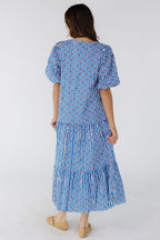 Citrus Tara Dress | Lightweight Cotton Sundress with V-Neckline and Balloon Sleeves 5
