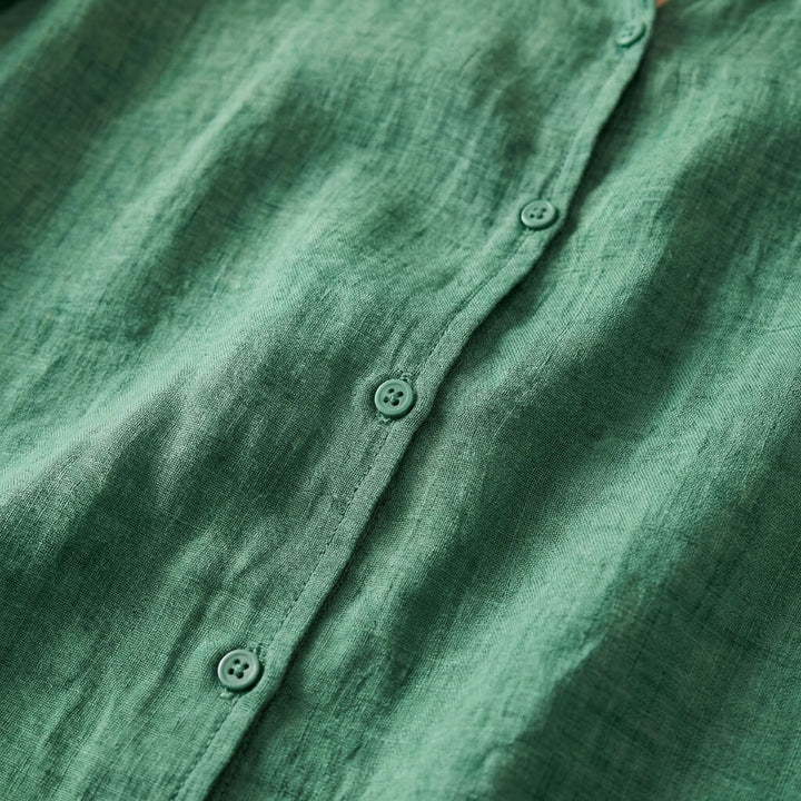 Cleo Blouse | Cotton-Linen Blend, Elegant Design for Summer 7