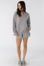 Cleo Shorts Set | Soft Knit, Striped Design for Women 8