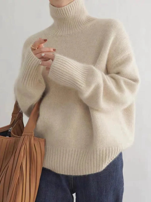 Luxe Turtleneck Sweater | Soft Cashmere, Classic Fit - 1