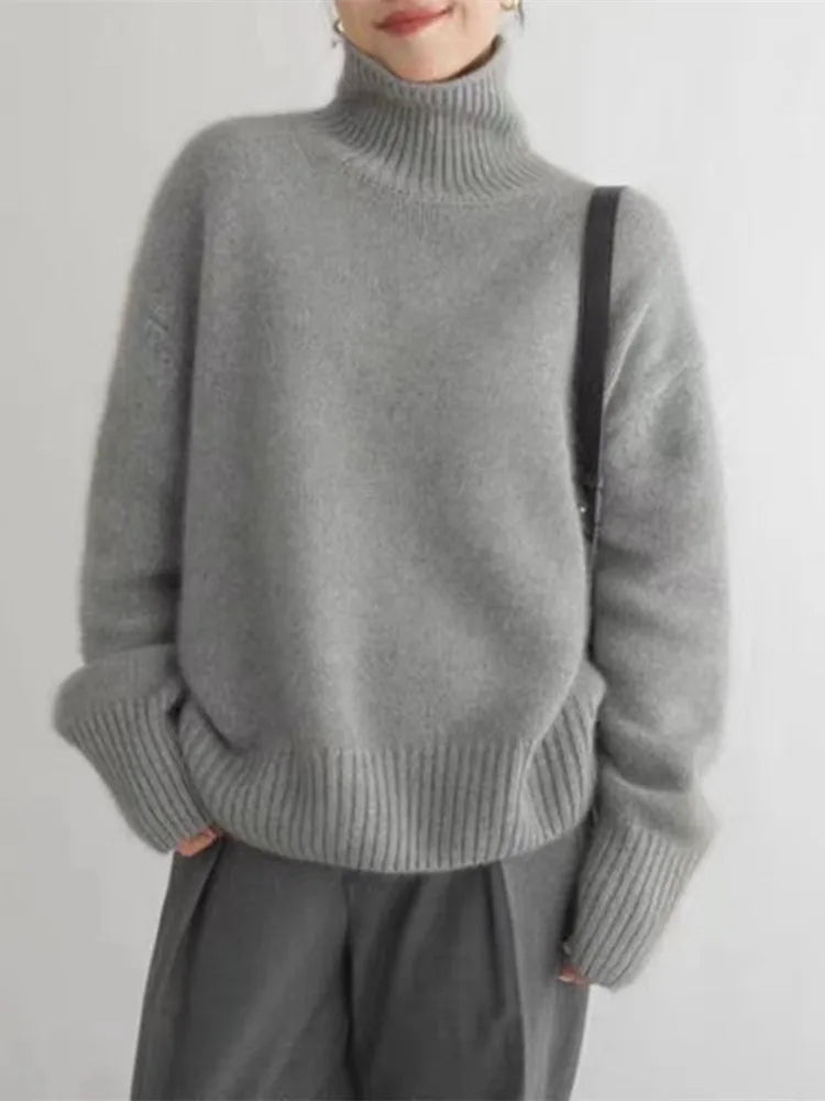 Luxe Turtleneck Sweater | Soft Cashmere, Classic Fit - 2