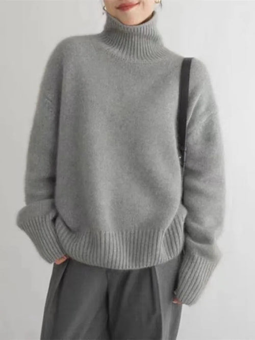Luxe Turtleneck Sweater | Soft Cashmere, Classic Fit - 2