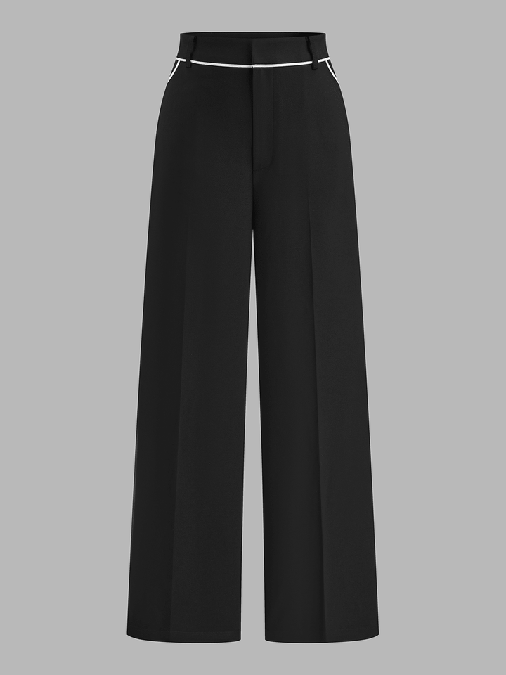 Cora Blazer Set for Women | Regular Fit, Contrast Piping, Slight Stretch 4