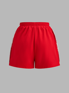 Cora Cotton Set | Scalloped Trim Top & Drawstring Shorts 5