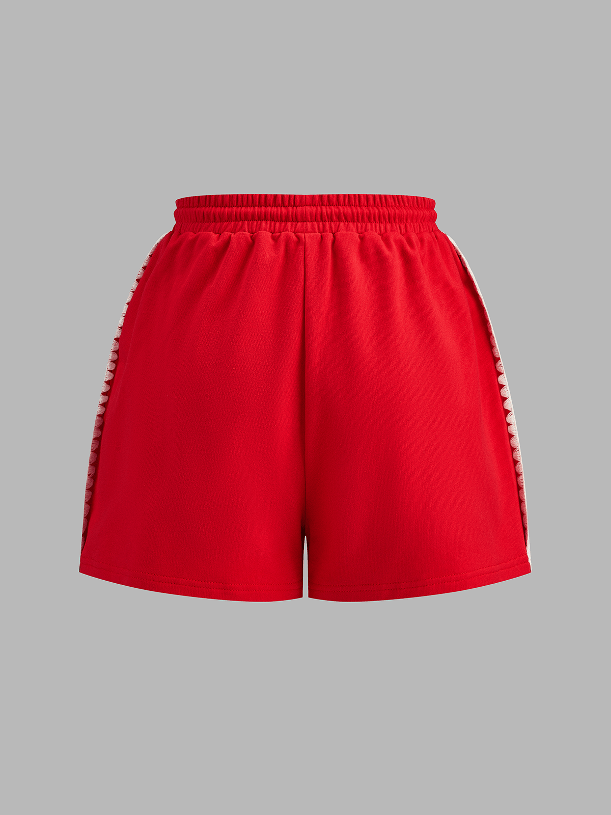 Cora Cotton Set | Scalloped Trim Top & Drawstring Shorts 5