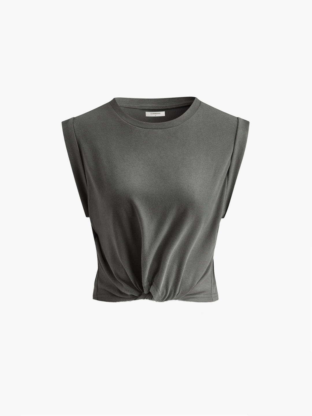 Cora Knotted T-Shirt | Cotton Blend, Regular Fit 5