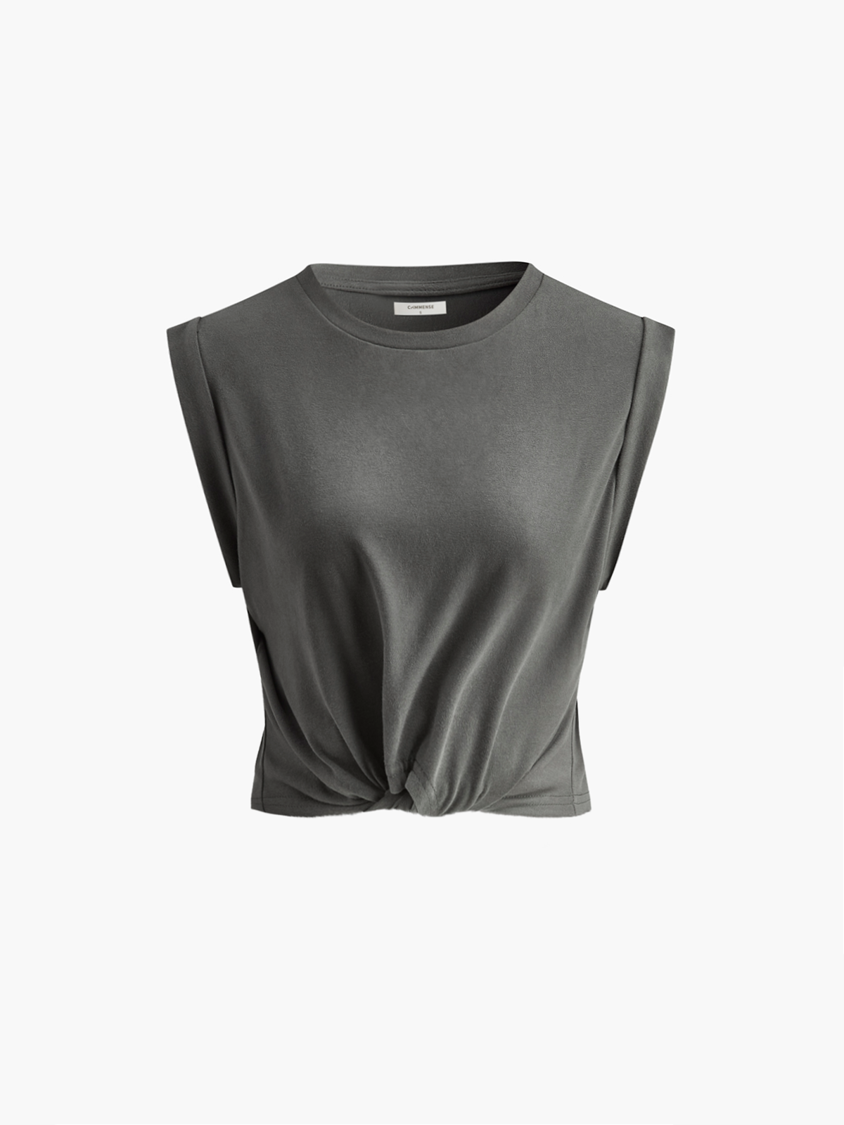 Cora Knotted T-Shirt | Cotton Blend, Regular Fit 5