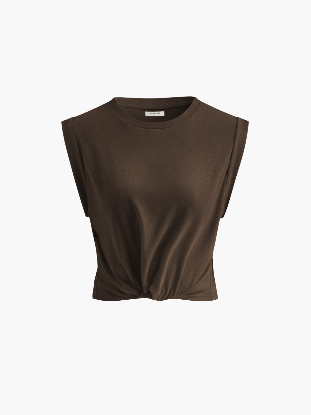 Cora Knotted T-Shirt | Cotton Blend, Regular Fit 7