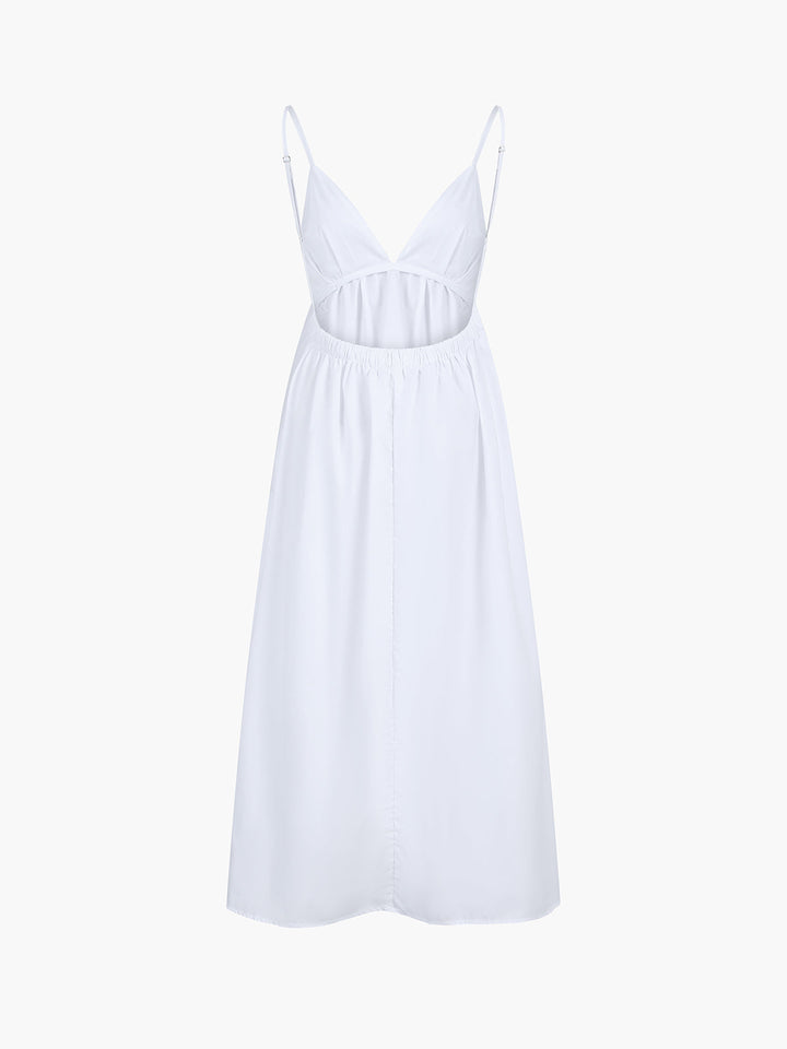 Cora Maxi Dress | 100% Cotton, Open Back Design 5
