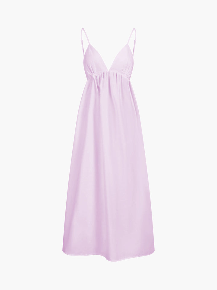 Cora Maxi Dress | 100% Cotton, Open Back Design 8