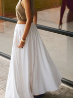 Cora Maxi Skirt | 100% Cotton, High Waist Long Skirt for Women 4
