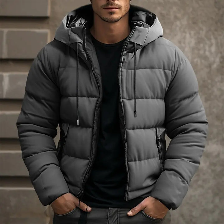 Men's Winter Coat, Modern Tailored Cut, Clean Minimal Finish