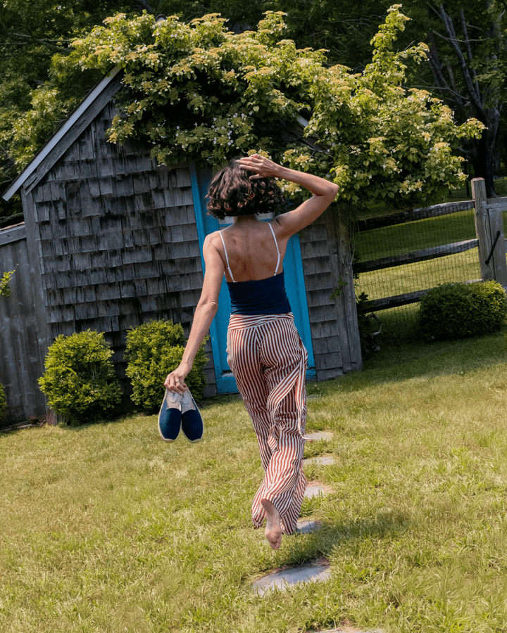 Dalia Mule Espadrilles | Cotton Upper, Jute Sole in Armada Blue 4