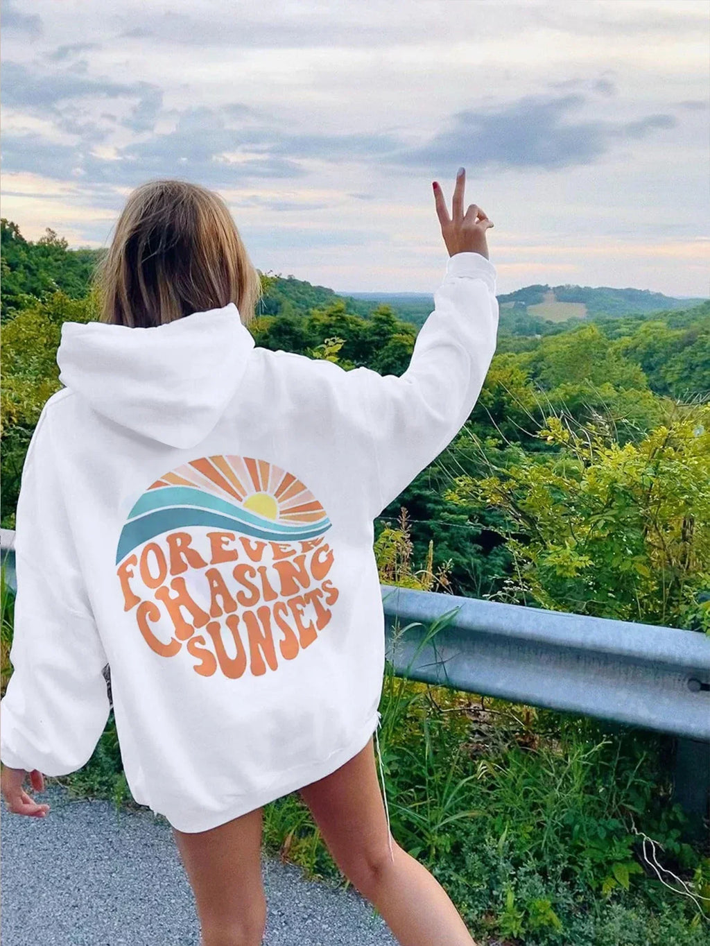 Women's Hoodie Forever Chasing Sunsets