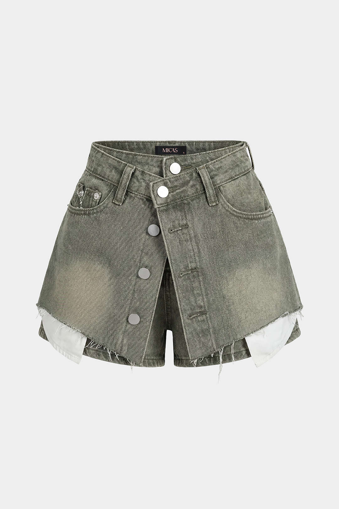 Dapper Denim Shorts | Relaxed Fit, Button Pocket Design for Men 3