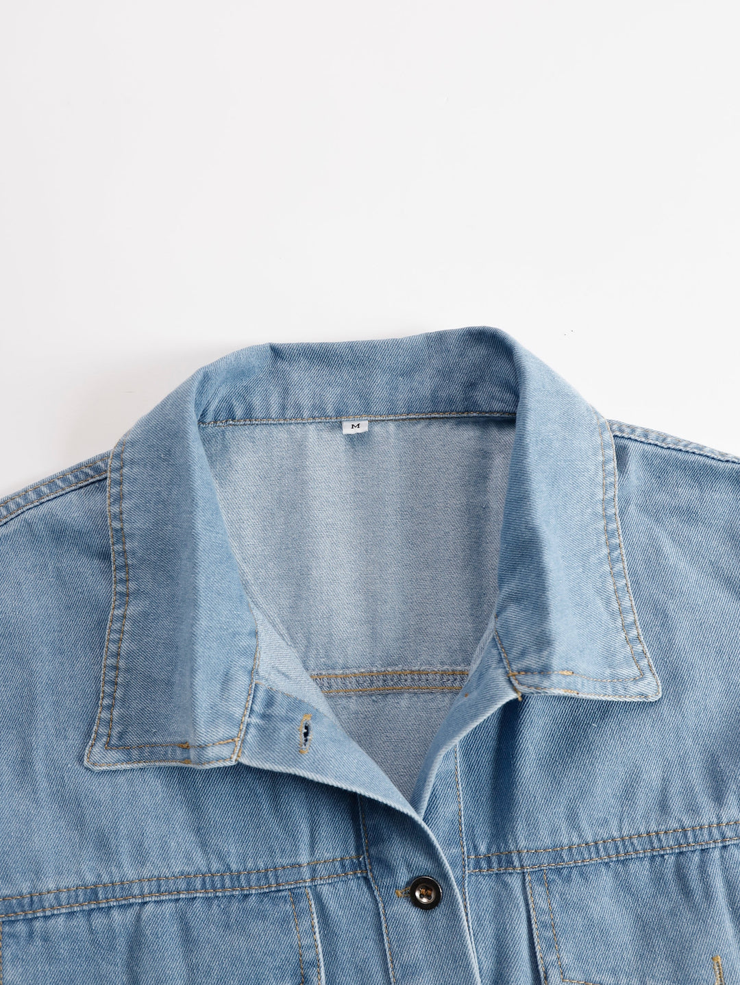 Dara Denim Dress | Vintage Loose Fit, Mini Length with Tassel Details 5