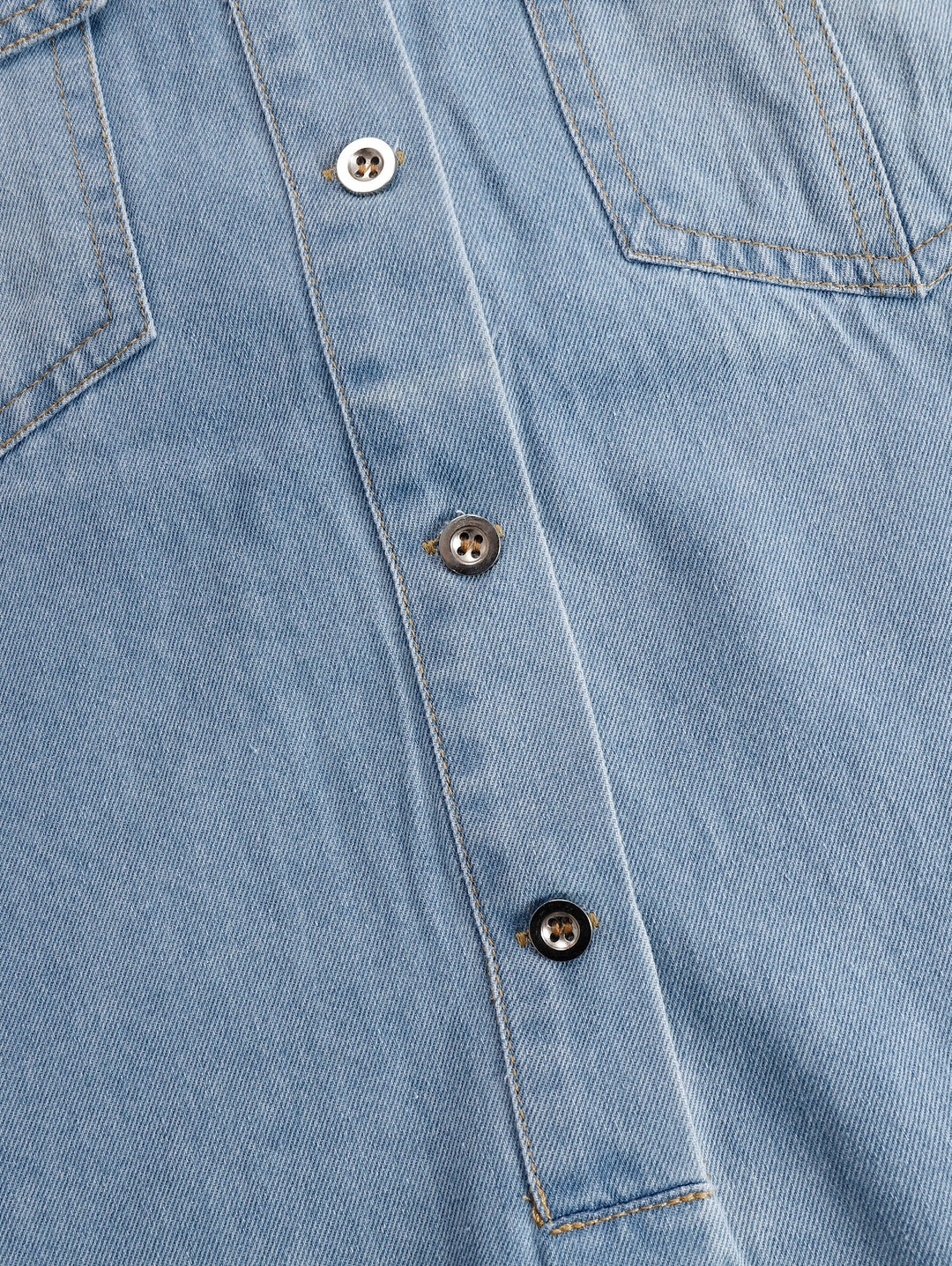 Dara Denim Dress | Vintage Loose Fit, Mini Length with Tassel Details 7