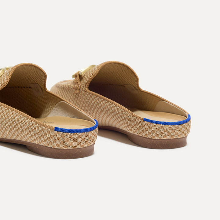 Daxon Loafer Mule | Cushioned Insole, Micro Check Design 5