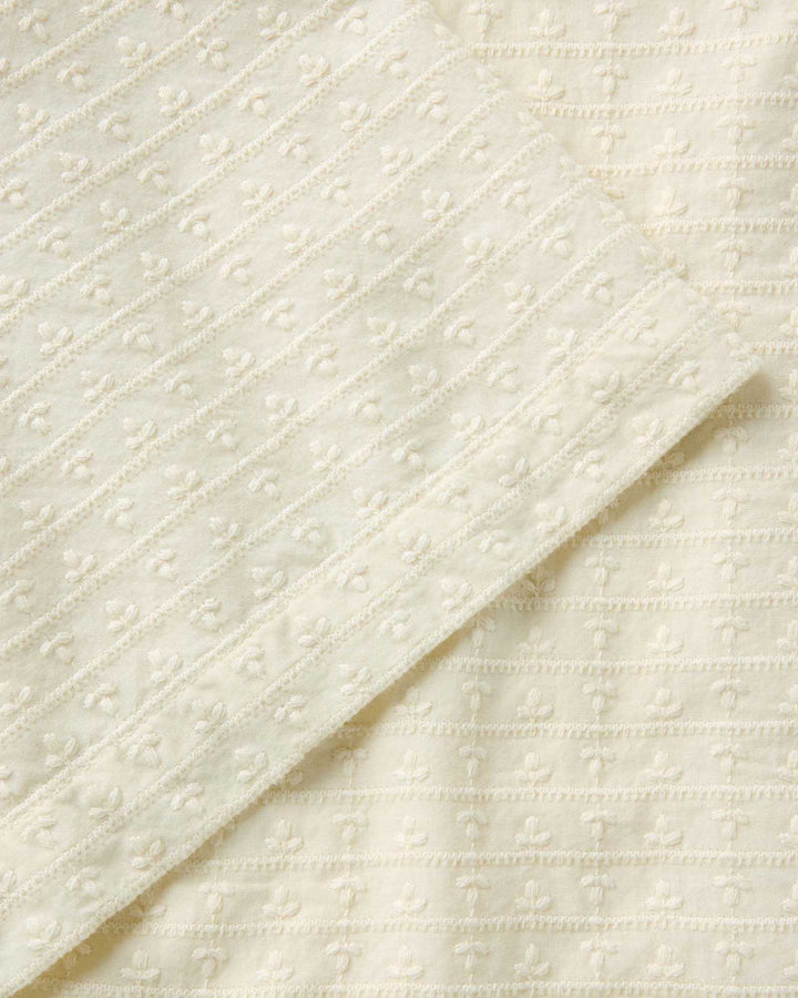Daxon Shirt | Organic Cotton, Embroidered Stripe 4