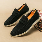 Brando Suede Loafers for Women | Orthopedic Comfort, Slip-On Design - 10