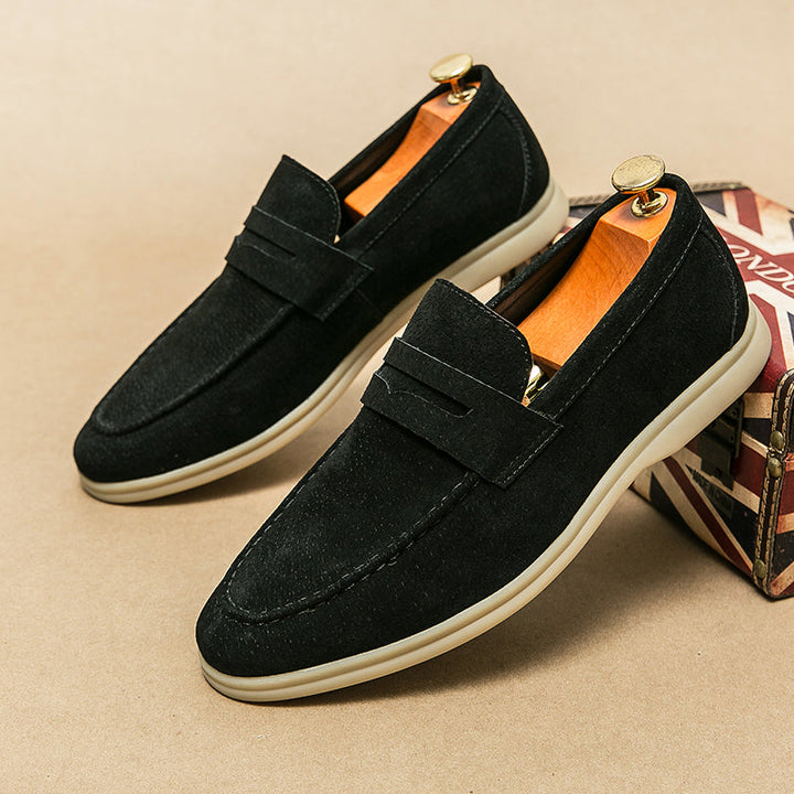 Brando Suede Loafers for Women | Orthopedic Comfort, Slip-On Design - 10