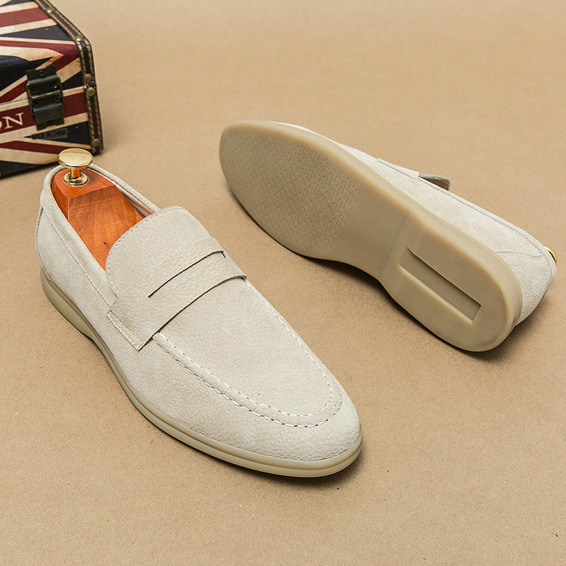 Brando Suede Loafers for Women | Orthopedic Comfort, Slip-On Design - 13