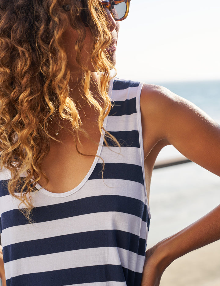 Dewey Maxi Dress | Nautical Stripe, Jersey Fabric for Summer 1